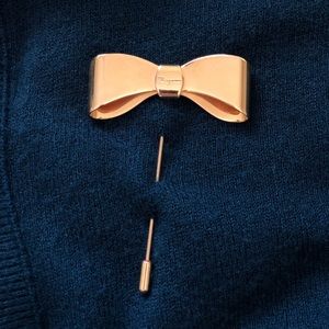 Salvatore Ferragamo Pin Brooch, Gold Plated
